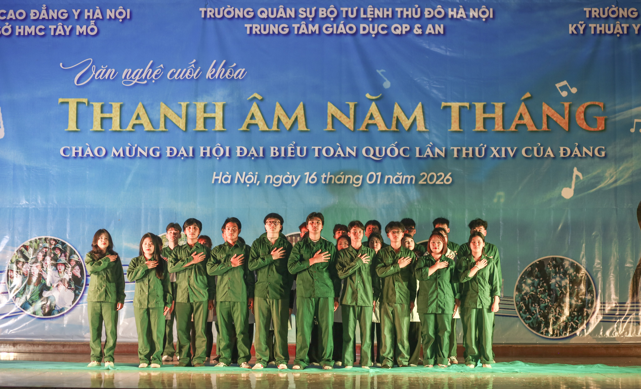 RECAP VĂN NGHỆ CUỐI KHÓA “THANH ÂM NĂM THÁNG” TẠI TRƯỜNG QUÂN SỰ BỘ TƯ LỆNH THỦ ĐÔ
