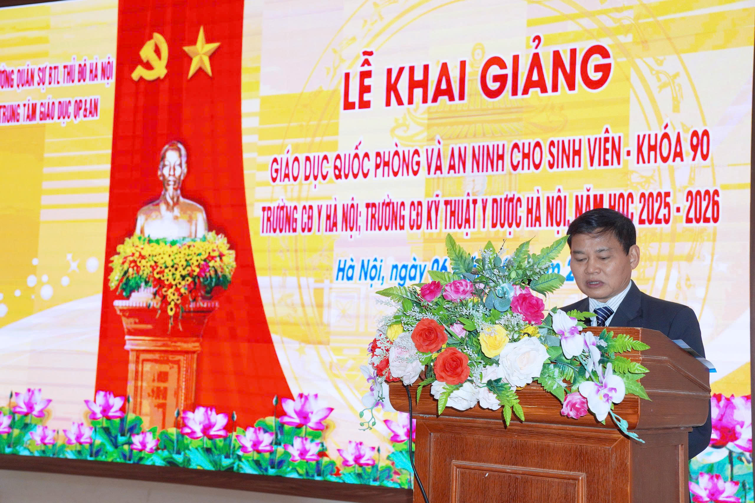 LỄ KHAI GIẢNG KỲ HỌC GIÁO DỤC QUỐC PHÒNG – AN NINH NĂM HỌC 2025 – 2026